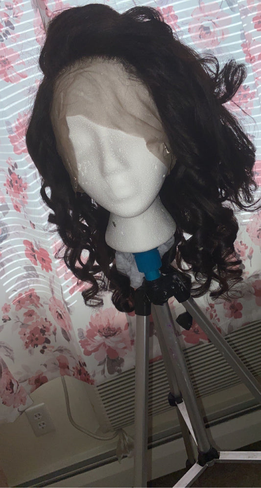 Full Lace 16 Inch Body Wave Wig w/ Combs