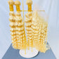 3 BLONDE 28 INCH WATER WAVE BUNDLES WITH 14 INCH WATER WAVE FRONTAL
