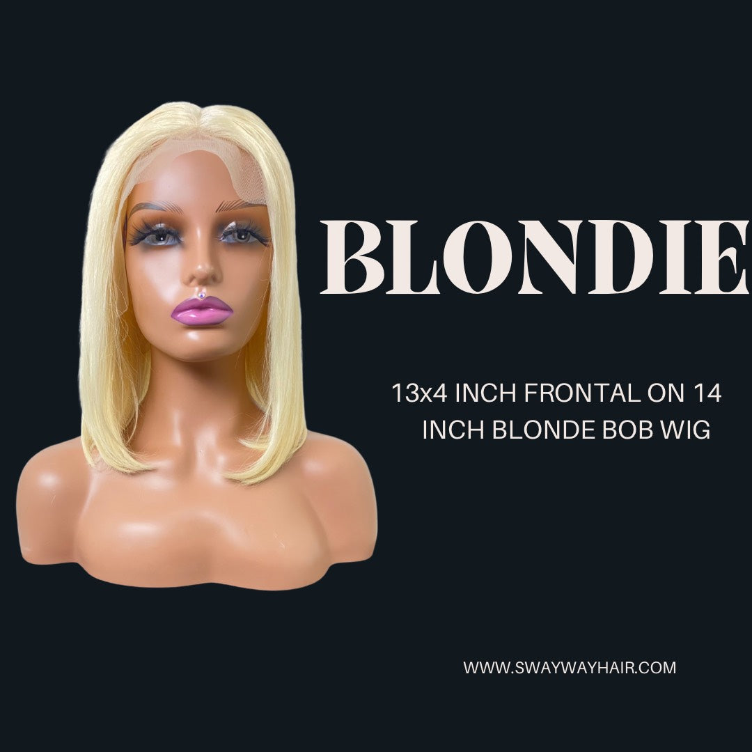 13 X 4 FRONTAL 14 INCH BLONDE WIG