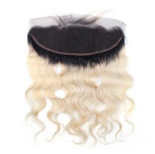 13 X 4 Black Root 613 / Blonde Frontal