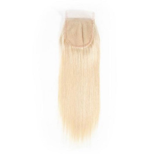 4 X 4 Straight 613/ Blonde Closure