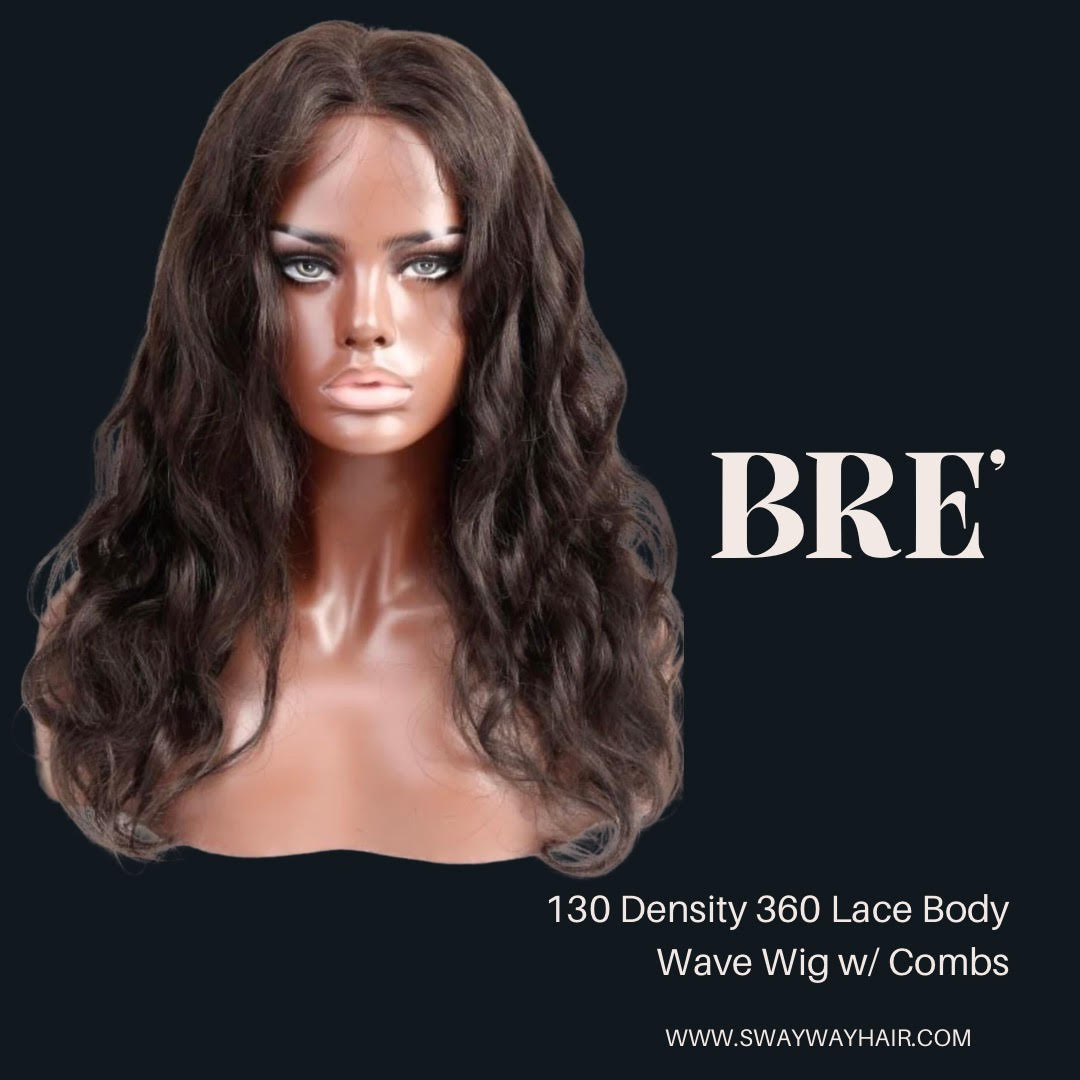 130 Density 360 Lace Body Wave Wig w/ Combs